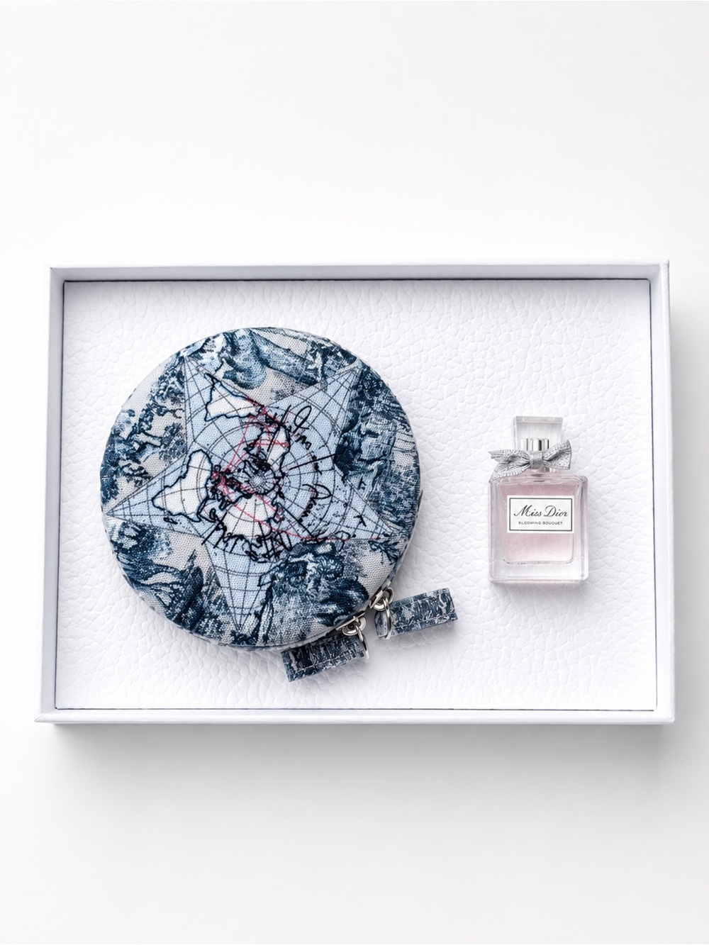 Dior Around the World Jewelry Case w Mini Miss Dior Blooming Bouquet + Gift Box